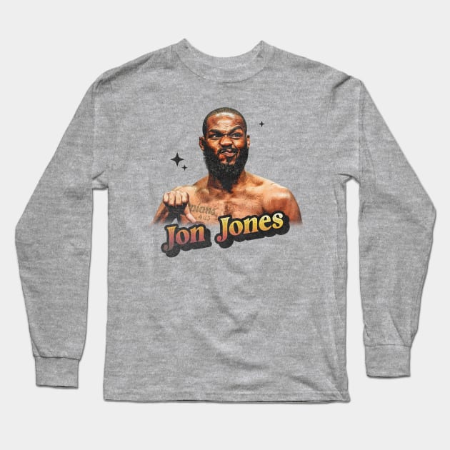 Jon Bones Jones Long Sleeve T-Shirt by Chicken Allergic